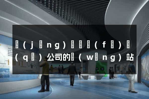經(jīng)濟開發(fā)區(qū)公司的網(wǎng)站