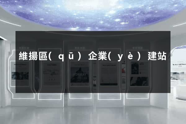 維揚區(qū)企業(yè)建站