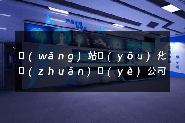 網(wǎng)站優(yōu)化專(zhuān)業(yè)公司