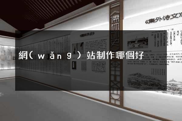 網(wǎng)站制作哪個好