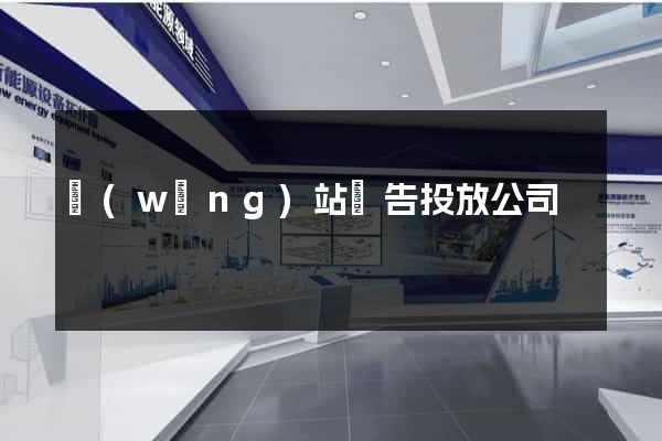 網(wǎng)站廣告投放公司