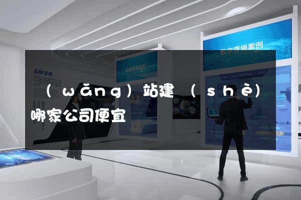 網(wǎng)站建設(shè)哪家公司便宜