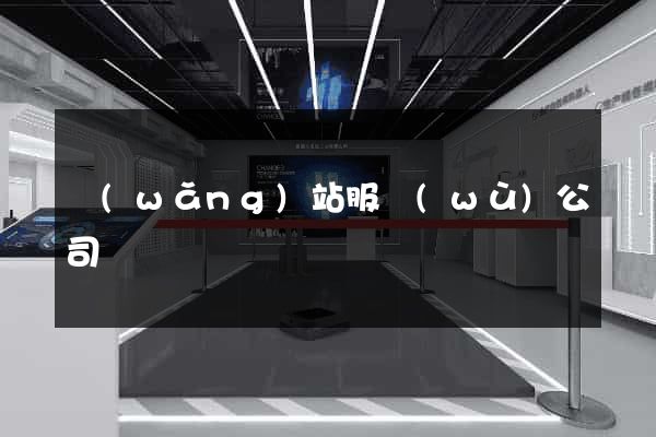 網(wǎng)站服務(wù)公司