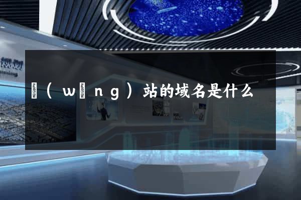 網(wǎng)站的域名是什么