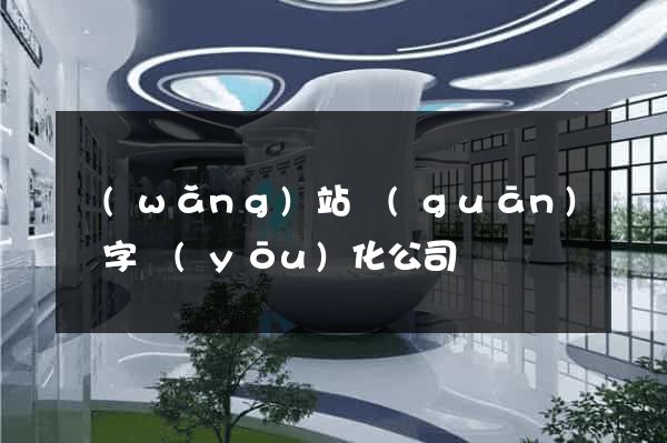 網(wǎng)站關(guān)鍵字優(yōu)化公司