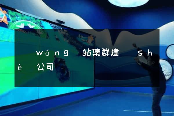 網(wǎng)站集群建設(shè)公司