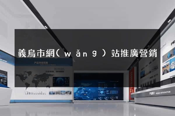 義烏市網(wǎng)站推廣營銷