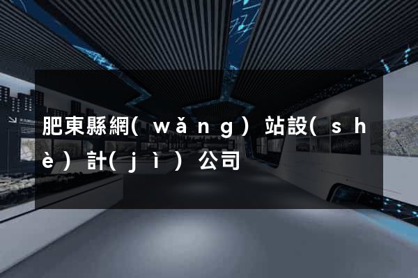 肥東縣網(wǎng)站設(shè)計(jì)公司