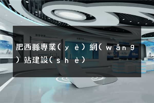 肥西縣專業(yè)網(wǎng)站建設(shè)
