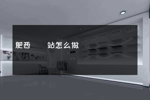 肥西縣網站怎么做