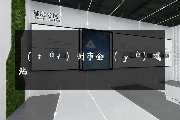 臺(tái)州市企業(yè)建站