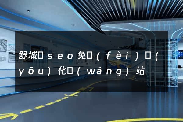 舒城縣seo免費(fèi)優(yōu)化網(wǎng)站