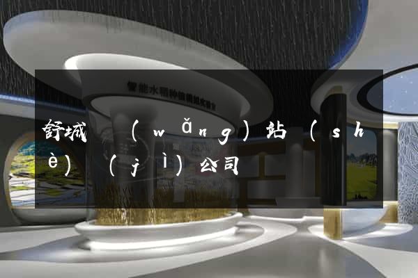 舒城縣網(wǎng)站設(shè)計(jì)公司