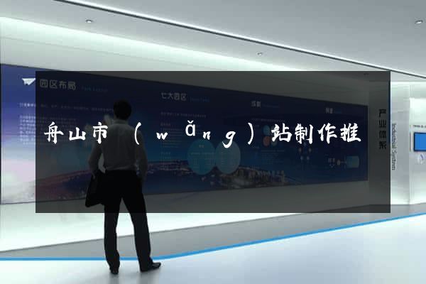 舟山市網(wǎng)站制作推廣