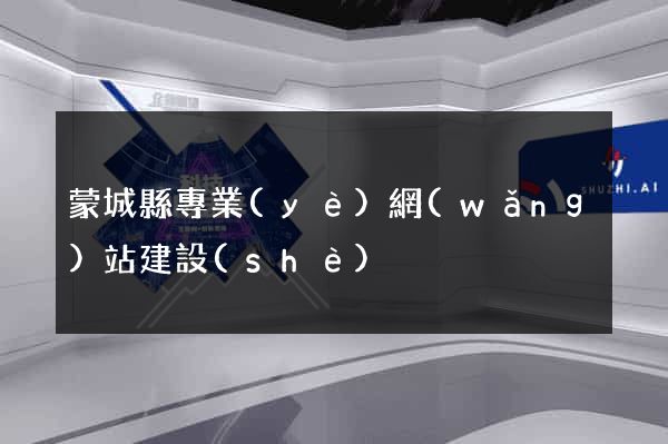 蒙城縣專業(yè)網(wǎng)站建設(shè)