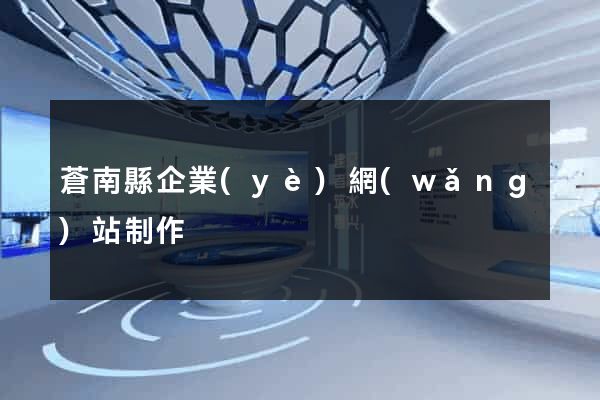 蒼南縣企業(yè)網(wǎng)站制作