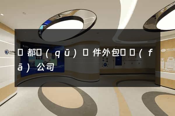 蓮都區(qū)軟件外包開發(fā)公司