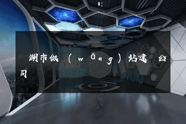 蕪湖市做網(wǎng)站建設公司