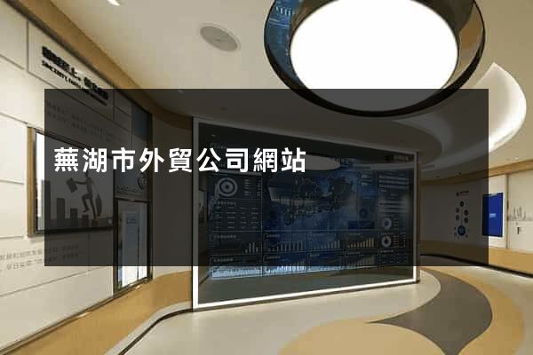 蕪湖市外貿公司網站