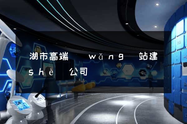 蕪湖市高端網(wǎng)站建設(shè)公司