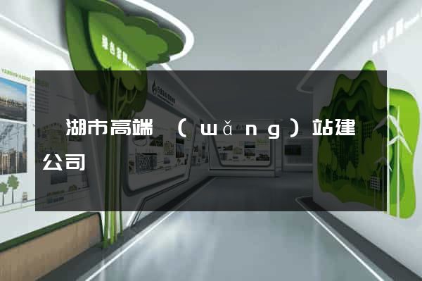 蕪湖市高端網(wǎng)站建設公司