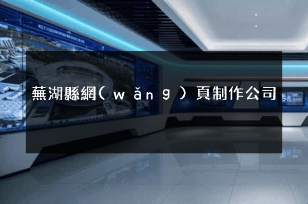 蕪湖縣網(wǎng)頁制作公司