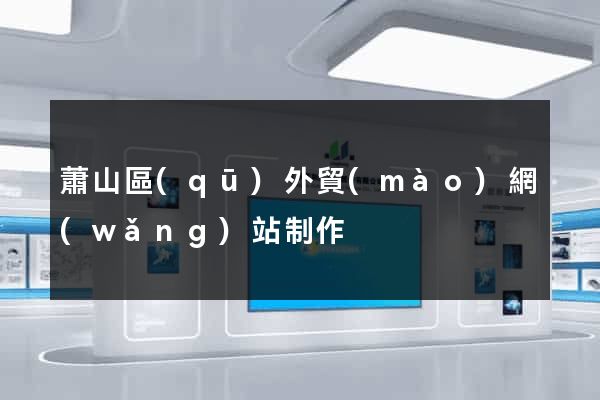 蕭山區(qū)外貿(mào)網(wǎng)站制作