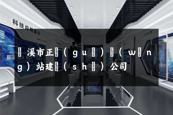 蘭溪市正規(guī)網(wǎng)站建設(shè)公司