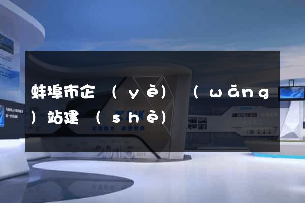 蚌埠市企業(yè)網(wǎng)站建設(shè)