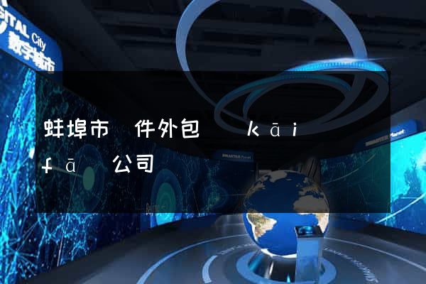 蚌埠市軟件外包開(kāi)發(fā)公司