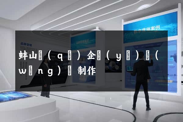 蚌山區(qū)企業(yè)網(wǎng)頁制作
