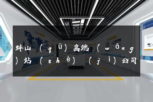 蚌山區(qū)高端網(wǎng)站設(shè)計(jì)公司