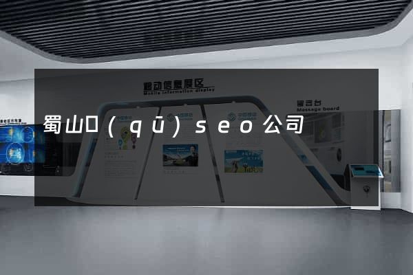 蜀山區(qū)seo公司