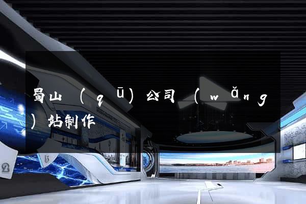 蜀山區(qū)公司網(wǎng)站制作
