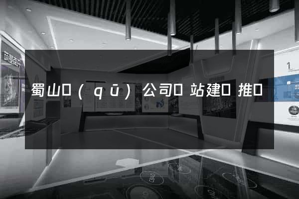 蜀山區(qū)公司網站建設推廣