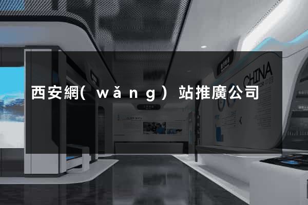 西安網(wǎng)站推廣公司