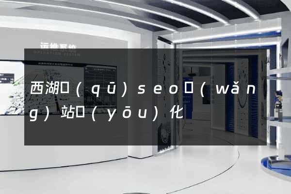 西湖區(qū)seo網(wǎng)站優(yōu)化