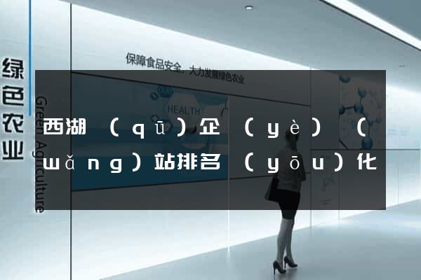 西湖區(qū)企業(yè)網(wǎng)站排名優(yōu)化