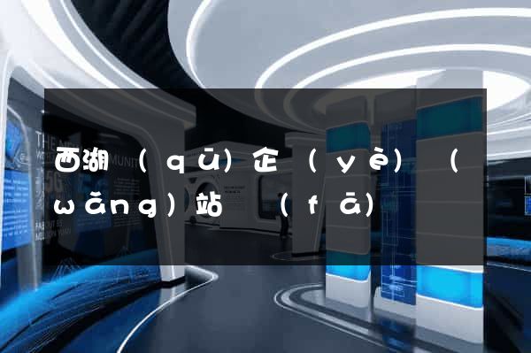 西湖區(qū)企業(yè)網(wǎng)站開發(fā)
