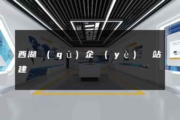 西湖區(qū)企業(yè)網站建設