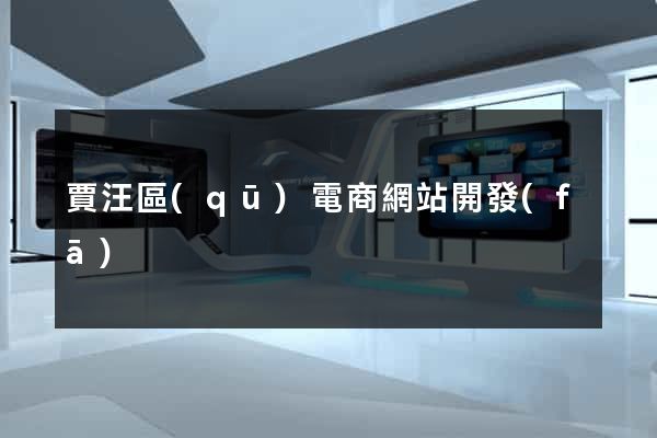 賈汪區(qū)電商網站開發(fā)