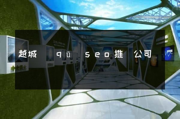 越城區(qū)seo推廣公司