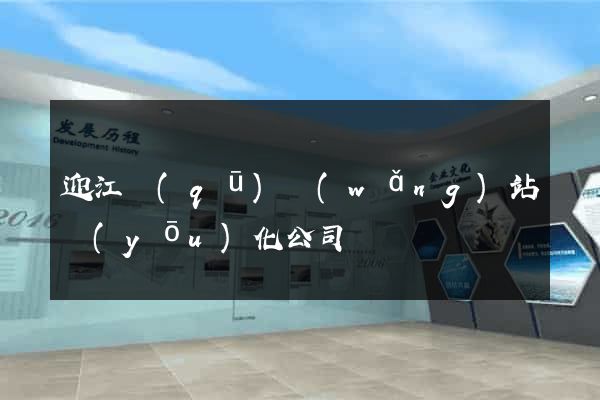迎江區(qū)網(wǎng)站優(yōu)化公司