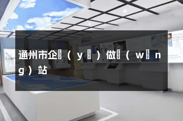 通州市企業(yè)做網(wǎng)站