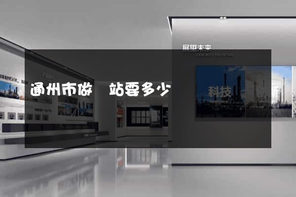 通州市做網站要多少錢
