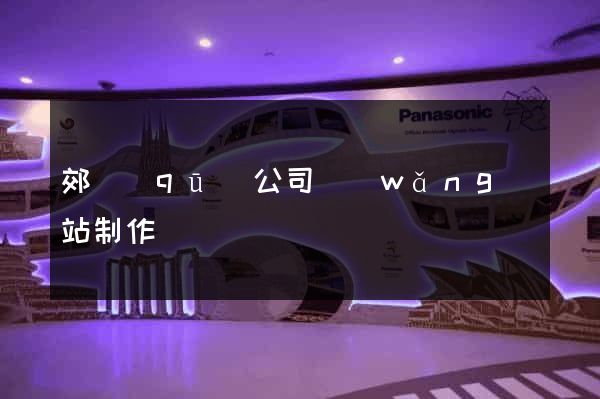 郊區(qū)公司網(wǎng)站制作