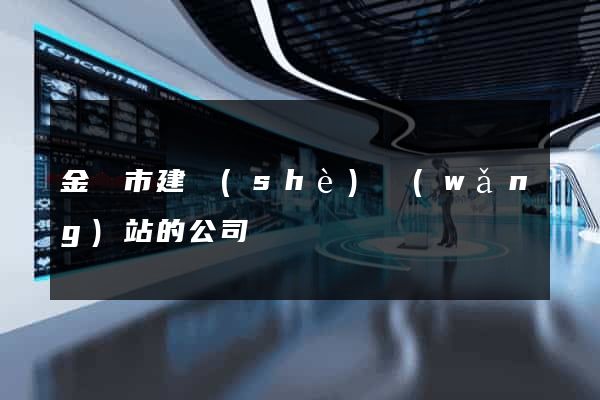 金壇市建設(shè)網(wǎng)站的公司