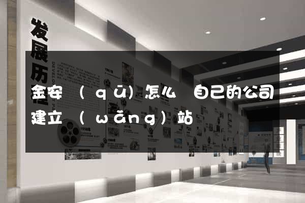金安區(qū)怎么給自己的公司建立網(wǎng)站
