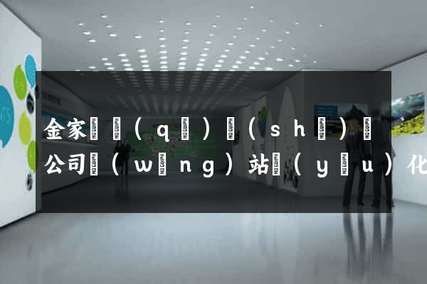 金家莊區(qū)設(shè)計公司網(wǎng)站優(yōu)化