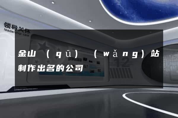 金山區(qū)網(wǎng)站制作出名的公司